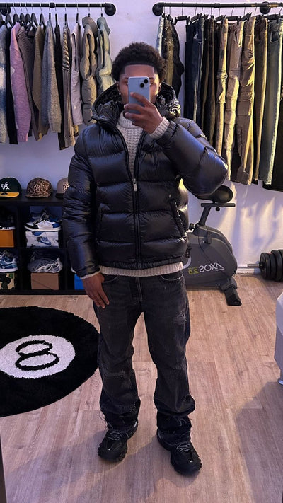 Men’s Quilted Puffer Jacket for Winter