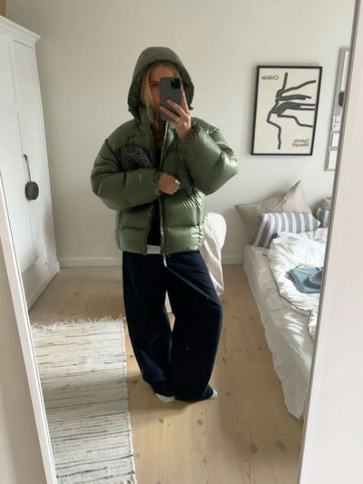 Men’s Quilted Puffer Jacket for Winter