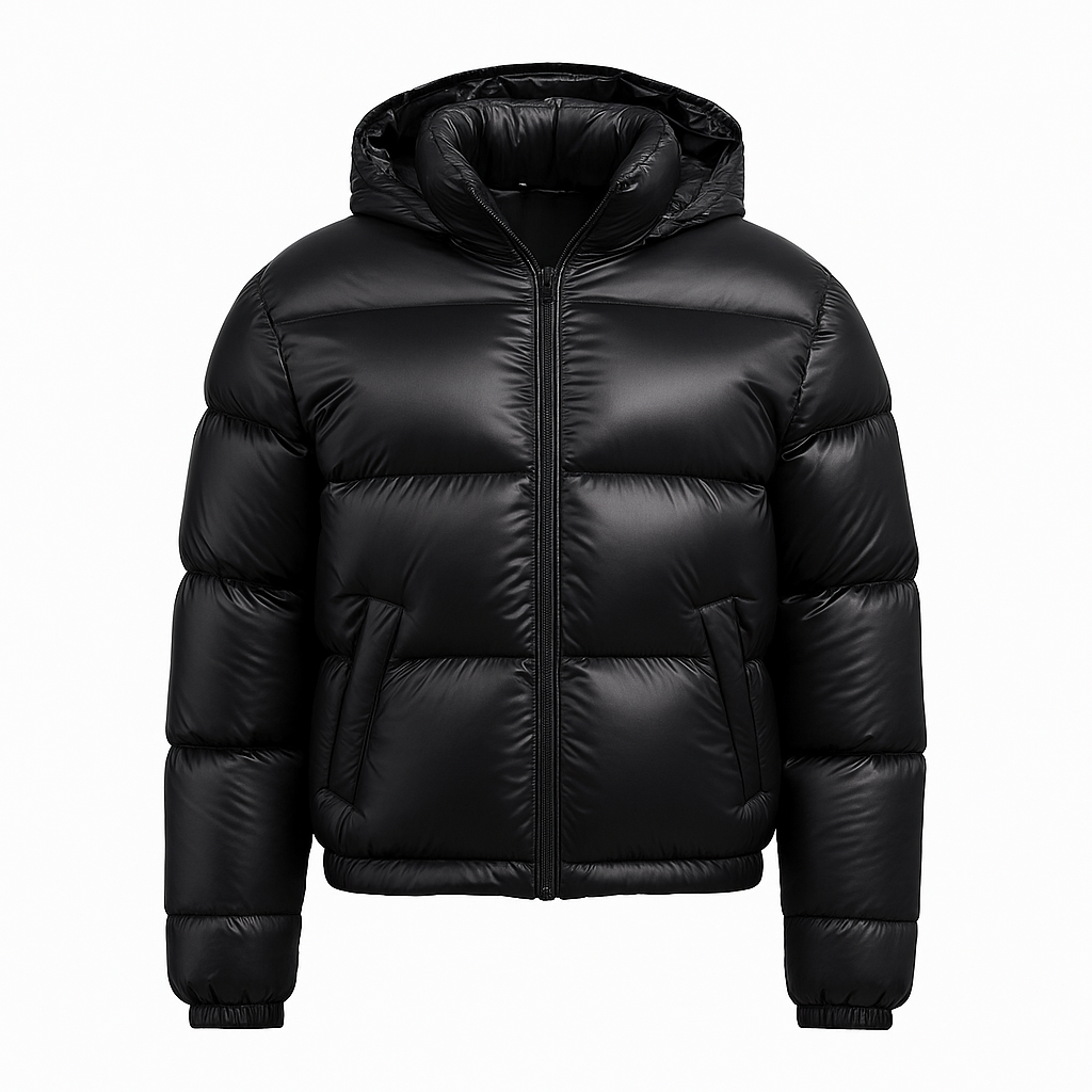 Men’s Quilted Puffer Jacket for Winter