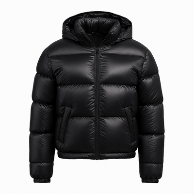 Men’s Quilted Puffer Jacket for Winter