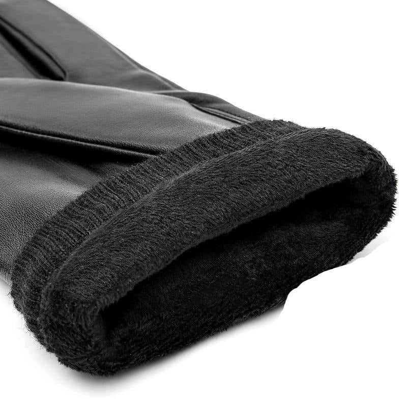 Men's Winter Leather Gloves