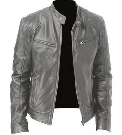 Casual Jacket With Buttoned Collar For Men