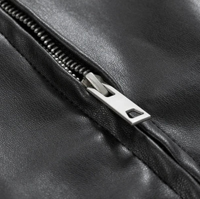 Men’s Oversized Leather Jacket for Autumn