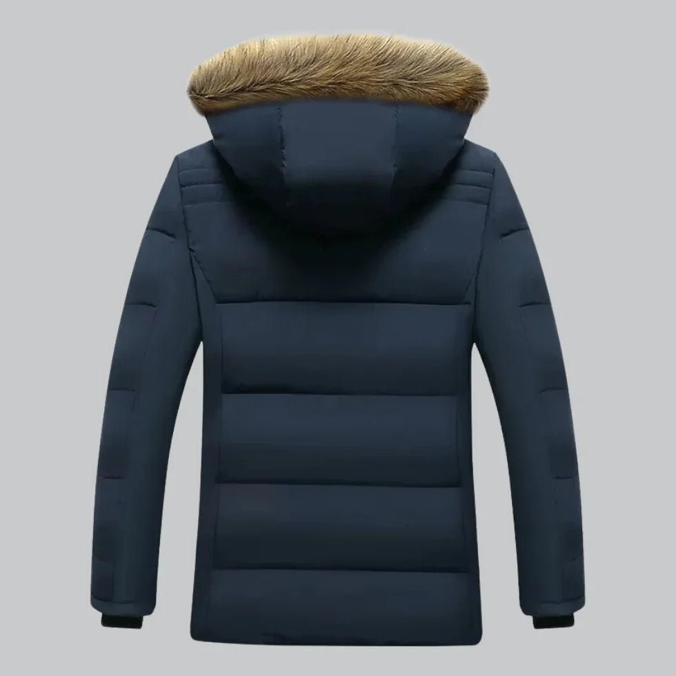 Women's Parka Jacket Waterproof Fleece-Lined