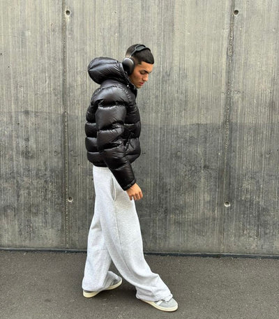 Men’s Quilted Puffer Jacket for Winter